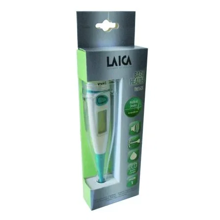 Laica Termómetro Digital TH3601 Blanco / verde Laica Termómetro Digital TH3601 Blanco / verde